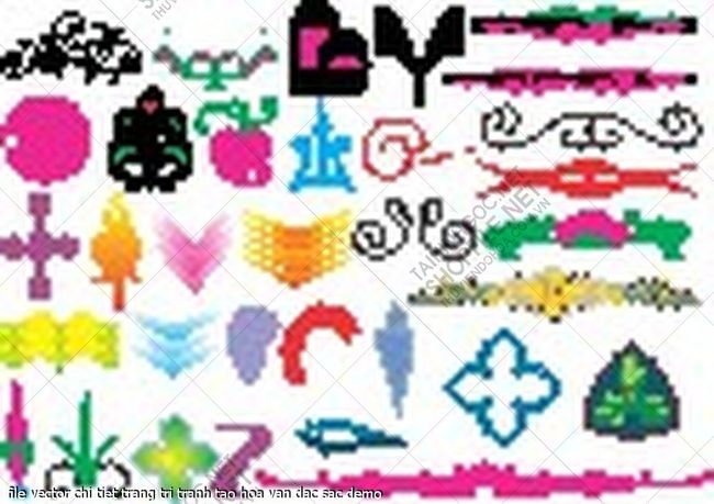 file vector chi tiet trang tri tranh tao hoa van dac sac 